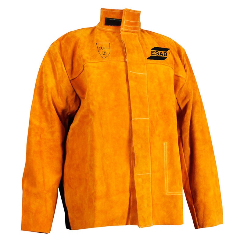 ESAB Welding Jacket Кожаная куртка сварщика со вставкой из огнестойкого материала на спине